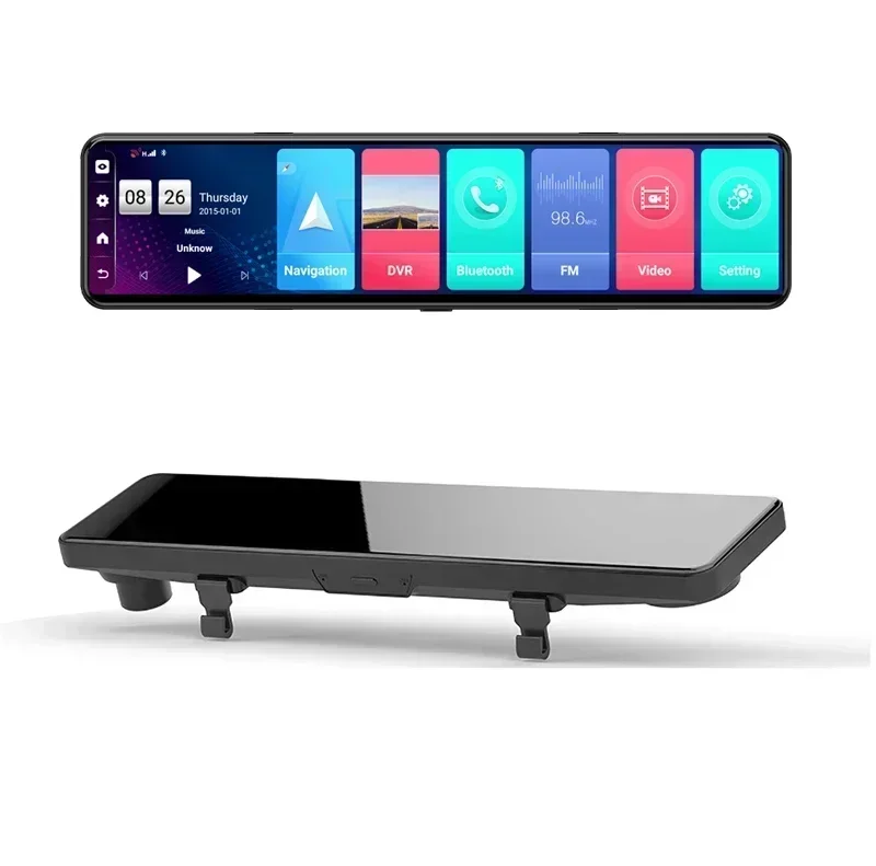 Cámara de salpicadero de 12 pu - Dash Cam Rear View Mirror 12 Inch reseña y precio