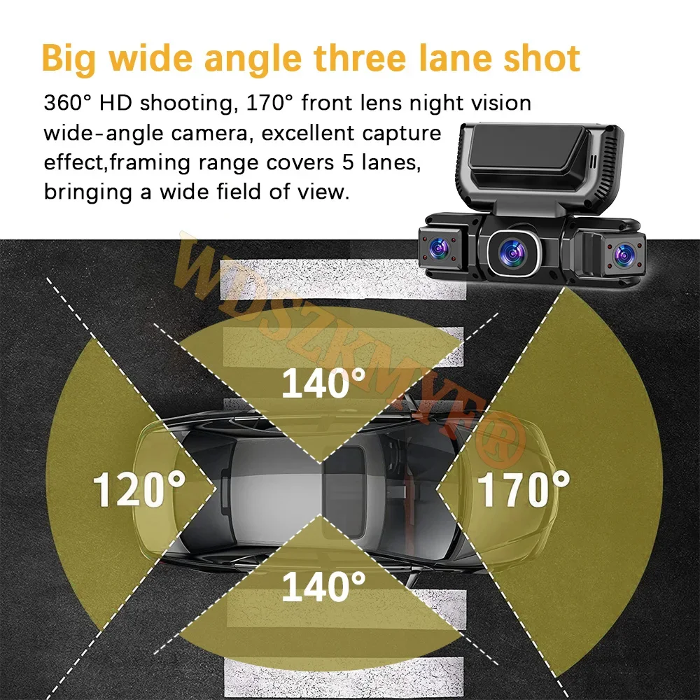 Cámara de Visión Trasera de 36 - Dash Cam 360 Degree Panoramic reseña y precio