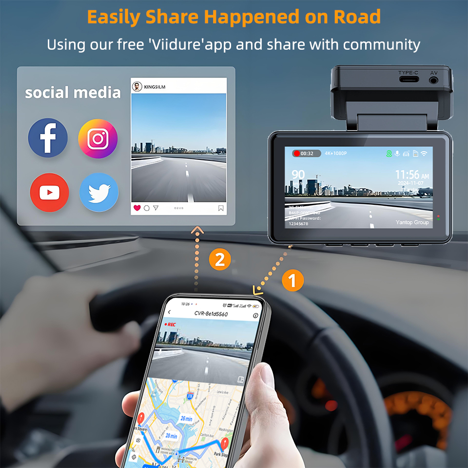 Cámara para salpicadero de coc - Dash Cam 4K Sony Starvis reseña y precio