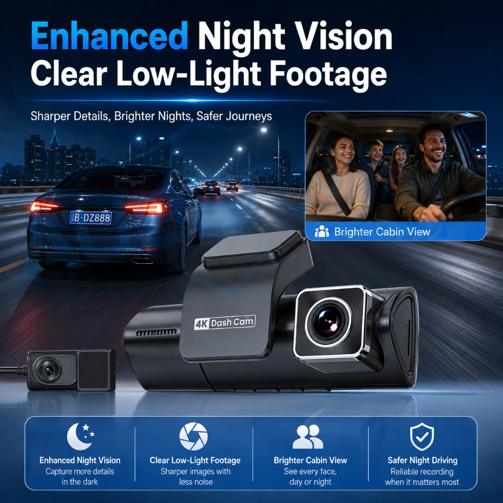 Cámara para Coche de 3 Canales - Dash Cam 3 Channel 1080P reseña y precio