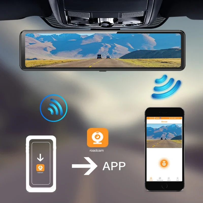 Cámara de salpicadero con espe - Dash Cam 3 Channel 1080P reseña y precio