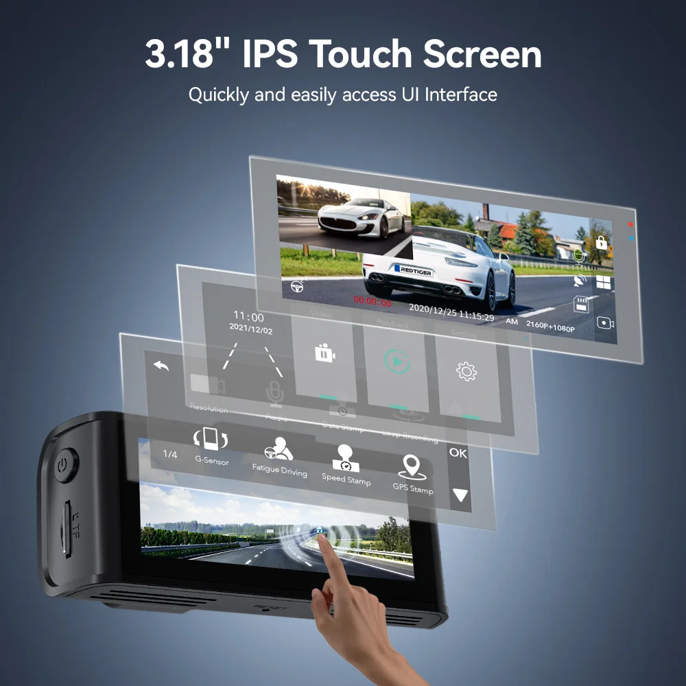 Grabadora de Video para Auto F - Dual Dash Cam With Gps Wifi reseña y precio