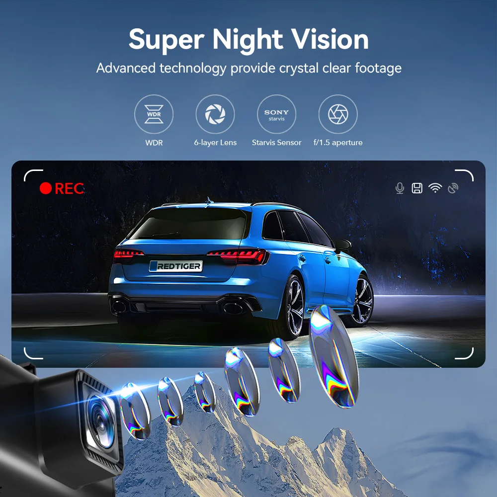 Grabadora de Video para Auto F - Dual Dash Cam With Gps Wifi reseña y precio